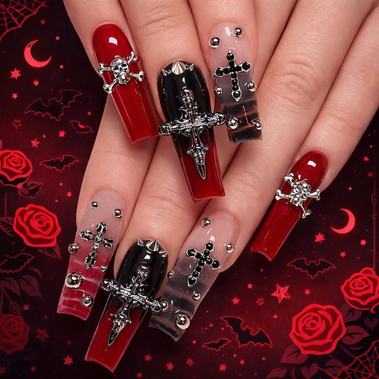 Crimson Coven Press On Nails