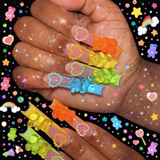 Candy Rave Press On Nails