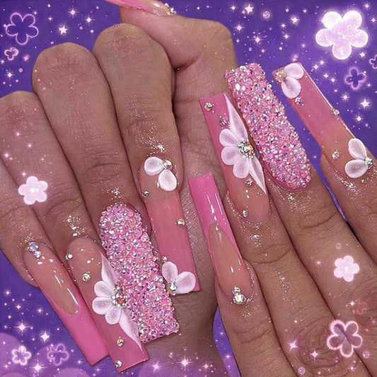 Barbie Deluxe Press On Nails