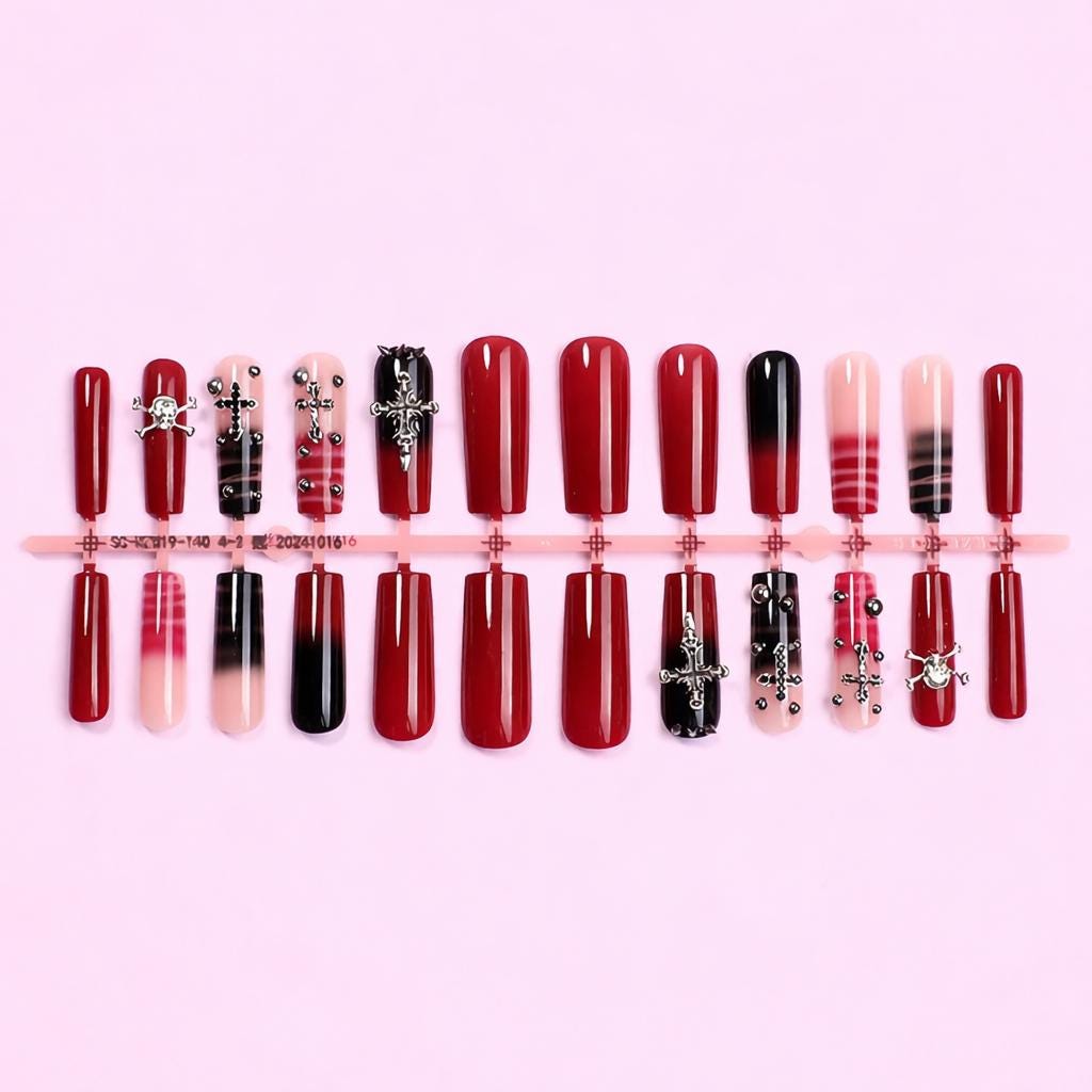 Crimson Coven Press On Nails