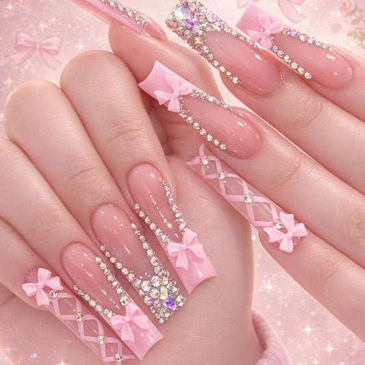Ballet Brat Coffin Press On Nails
